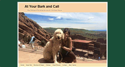 Desktop Screenshot of barkandcallpetsit.com